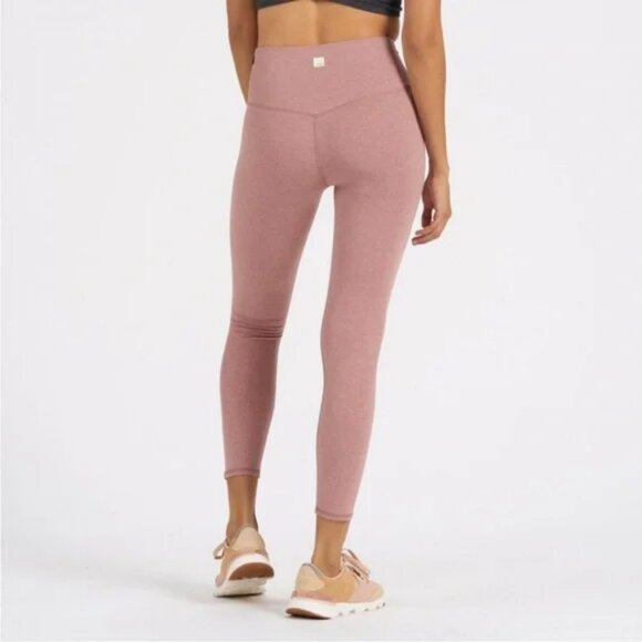 Vuori Clean Elevation Leggings Burnt Clay Pink Size Medium - Picture 2 of 8